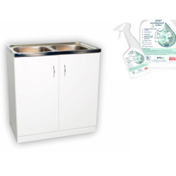 Funkcjonalna Szafka SINGLE 80x50 Biała z Gratisem - Idealna do Twojej Kuchni!