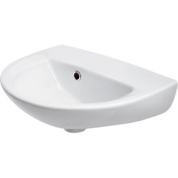 Ceramiczna Umywalka Wisząca President 55 cm z Syfonem i Korkiem - Elegancja do Każdej Łazienki