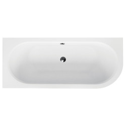 Elegancka Wanna Besco Avita 160x75 z Czarną Obudową - Komfort i Styl w Twojej Łazience