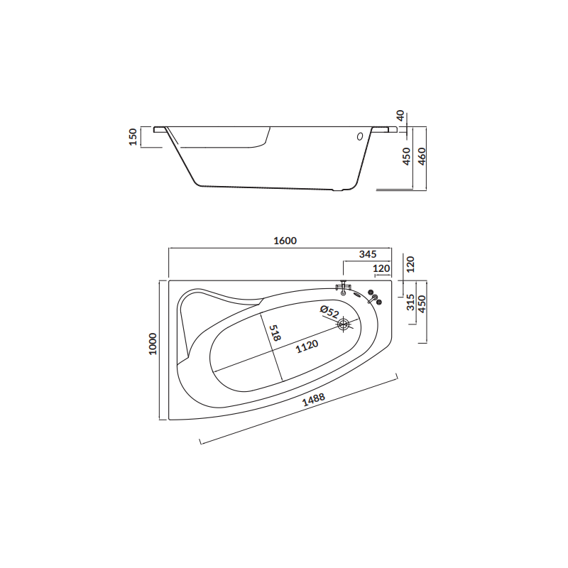 Cersanit Sicilia 160x100 Lewa: Elegancja i Komfort z Gratisem!