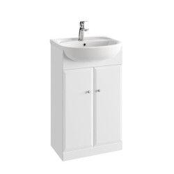 Szafka Łazienkowa Defra JULIA D50 Biała, 49x81 cm, MDF, Lakierowana, Gotowa, Polska Marka