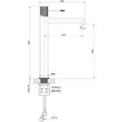 Czarna Bateria Umywalkowa Cersanit ZEN z Ekologicznym Perlatorem, Jednouchwytowa, Nowoczesne Wzornictwo i Technologia Water Save