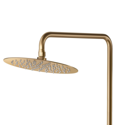 ZEN by Cersanit Kolumna Natryskowa z Baterią Termostatyczną - Miedź Szczotkowana Elegancja i Precyzja