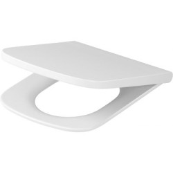 Luksusowa Deska WC Cersanit LARGA Slim Duroplast Antybakteryjna z Wolnym Opadem i Łatwym Wypinaniem