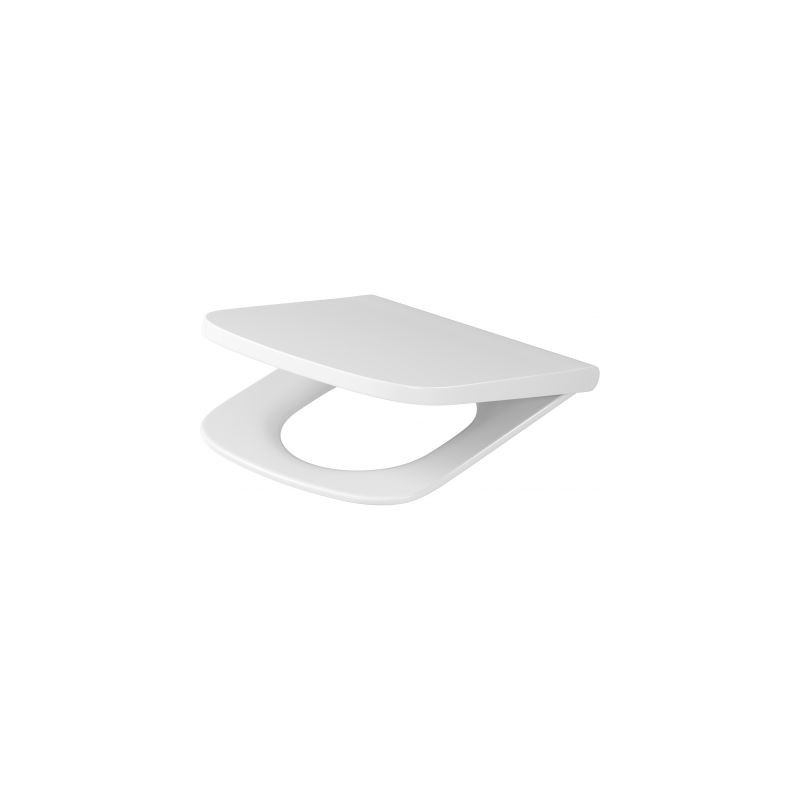 Luksusowa Deska WC Cersanit LARGA Slim Duroplast Antybakteryjna z Wolnym Opadem i Łatwym Wypinaniem