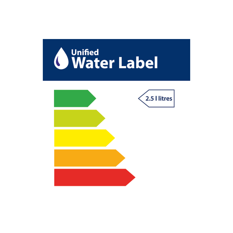 Cersanit Aqua UniFrame Stelaż Podtynkowy WC 50 cm, Mechaniczne Spłukiwanie, FRESH SYSTEM, Niebieski