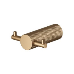 Podwójny Haczyk Łazienkowy ZEN by Cersanit, Miedź Szczotkowana, Stal Nierdzewna, Nowoczesny Design