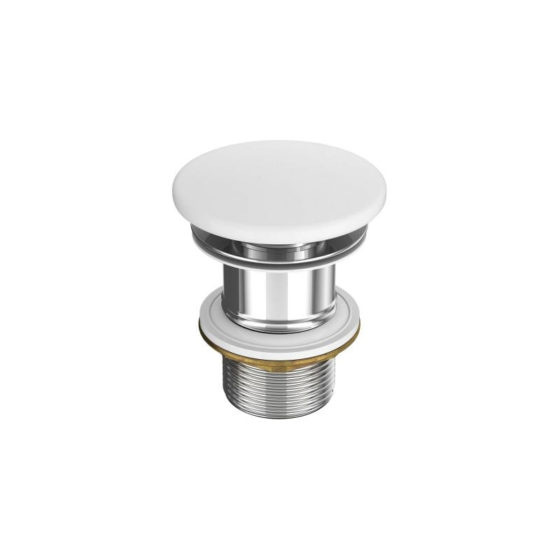 Elegancki korek ceramiczny do umywalek bez przelewu, Cersanit K99-0391