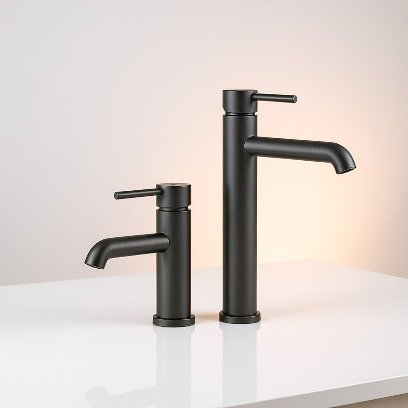 Kuchinox Noia noia bateria umywalkowa stojąca nablatowa grafit