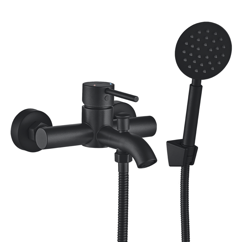 Kuchinox Noia noia bateria wannowa ścienna czarna