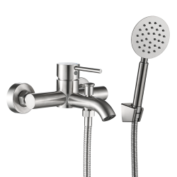 Kuchinox Noia noia bateria wannowa ścienna stal nierdzewna