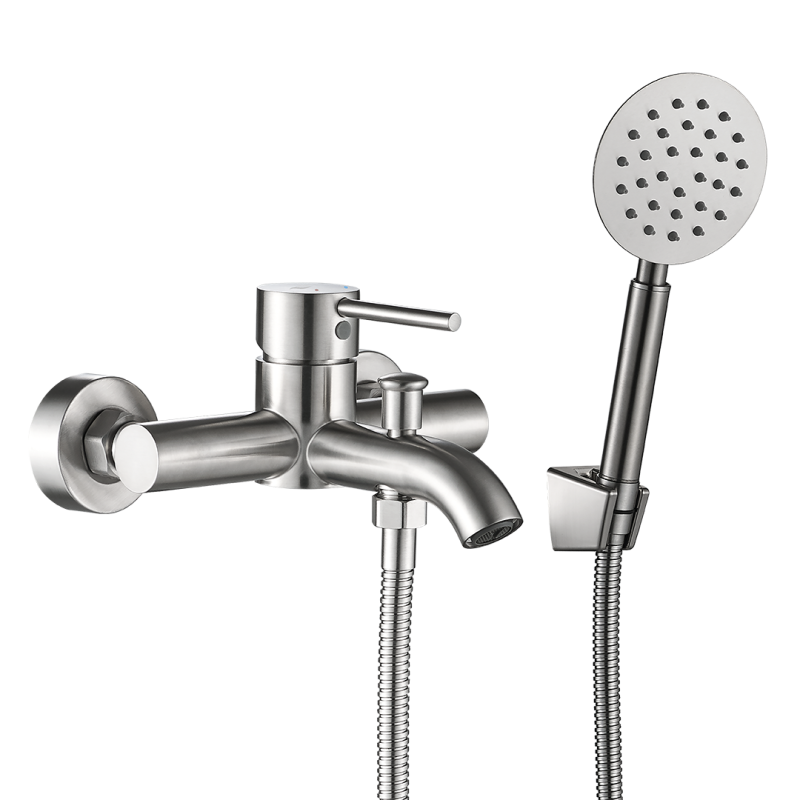 Kuchinox Noia noia bateria wannowa ścienna stal nierdzewna