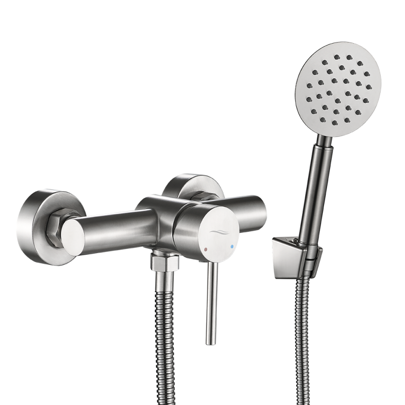 NOIA bateria natryskowa ścienna z zestawem natryskowym