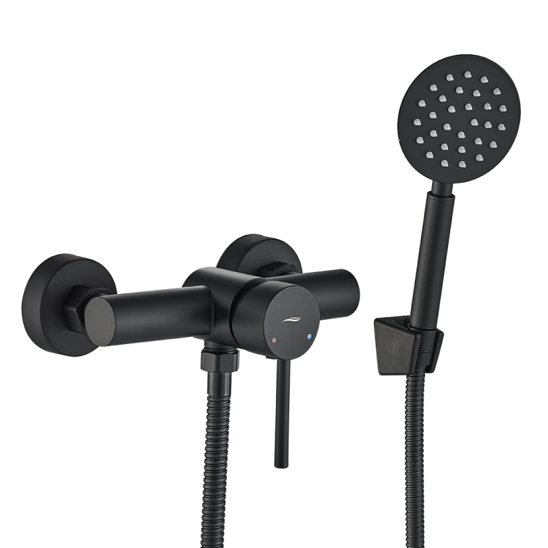 Kuchinox Noia noia bateria natryskowa ścienna czarna