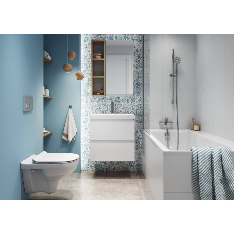 Bateria Łazienkowa ZIP Chrom - Elegancja i Oszczędność Wody z Technologią Cersanit Super Shine