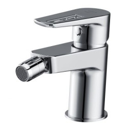 Bateria Bidetowa Stojąca MILLE Chrom z Metalowym Korkiem i Ekologicznym Perlatorem Cersanit Water Save