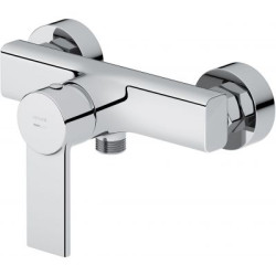 Cersanit ZIP Bateria Natryskowa Ścienna Jednouchwytowa Chromowana Super Shine