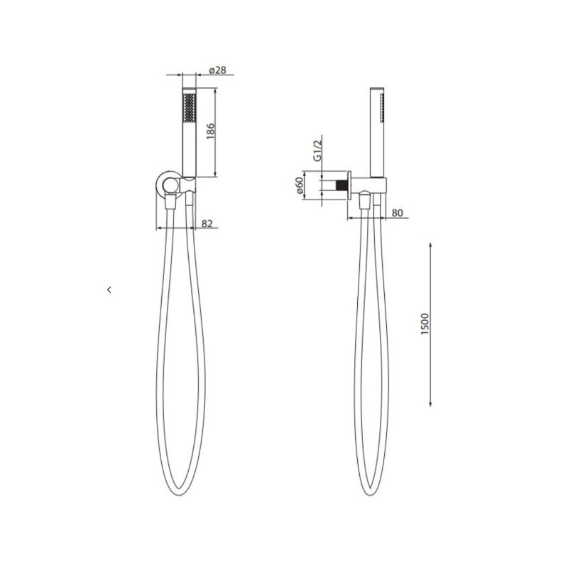 ZEN by Cersanit: Podtynkowy Zestaw Wannowo-Natryskowy Termostatyczny w Kolorze Czarny Gun Metal