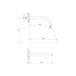 Zestaw Podtynkowy ZEN by Cersanit: Wanienka Miedź Szczotkowana - Elegancja & Funkcjonalność