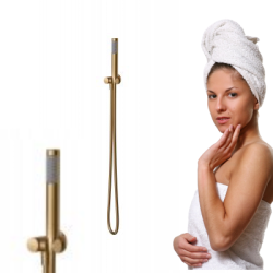 Luksusowy Zestaw Prysznicowy ZEN Cersanit – Miedź Szczotkowana z Funkcją RAIN i Easy Clean