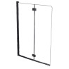 Elegancka wanna Larga SLIM 150x75 z parawanem i syfonem clik-clack - nowoczesny design!
