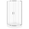 Narożna Kabina Prysznicowa Arteco 80 z Brodzikiem Tako - Nowoczesność i Komfort w Twojej Łazience