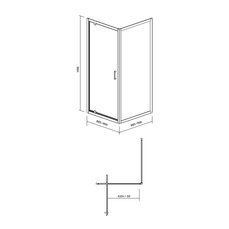 Elegancka Kabina Prysznicowa Arteco 90 z Brodzikiem Tako - Komfort w Twojej Łazience