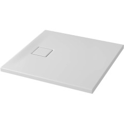 Odkryj Elegancję: Brodzik Tako Slim 80x80, Biały Mat z Syfonem