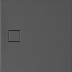 Tako Slim Brodzik Kwadratowy 90x90cm Szary Mat z Syfonem - Nowoczesny design dla Twojej łazienki!