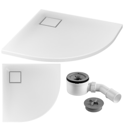 Narożny Brodzik Tako Slim 80x80 biały - Elegancka Przestrzeń Twojej Łazienki!