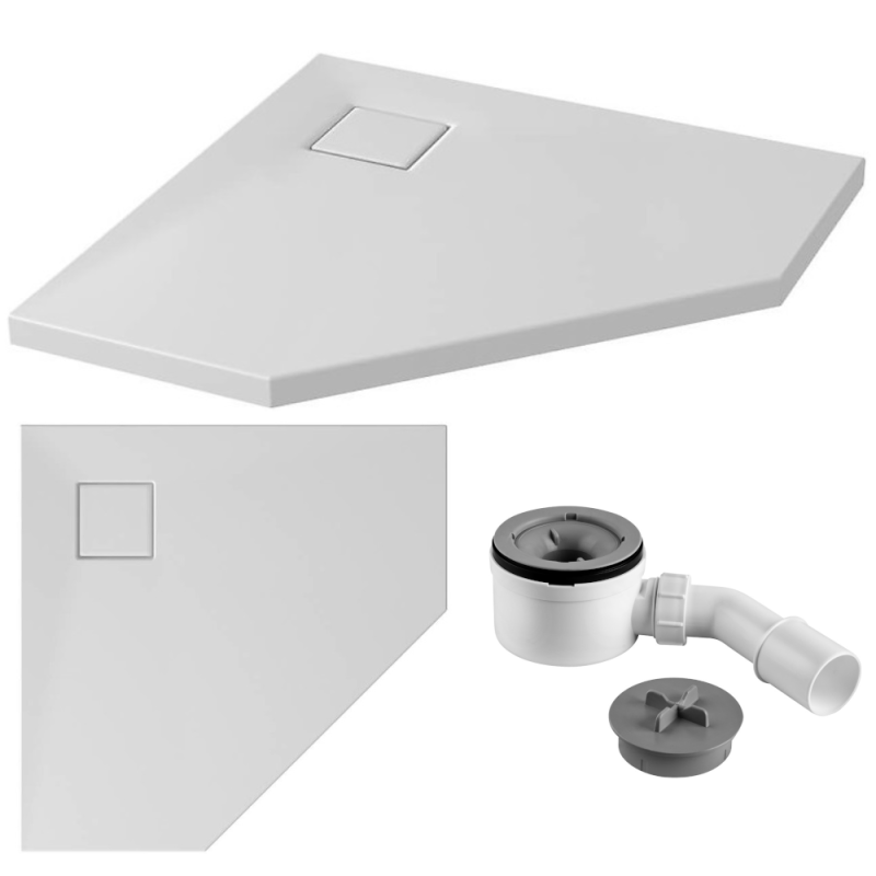 Elegancki Brodzik Tako Slim 80x4 z Syfonem B544 - Kompaktowy Styl i Funkcjonalność