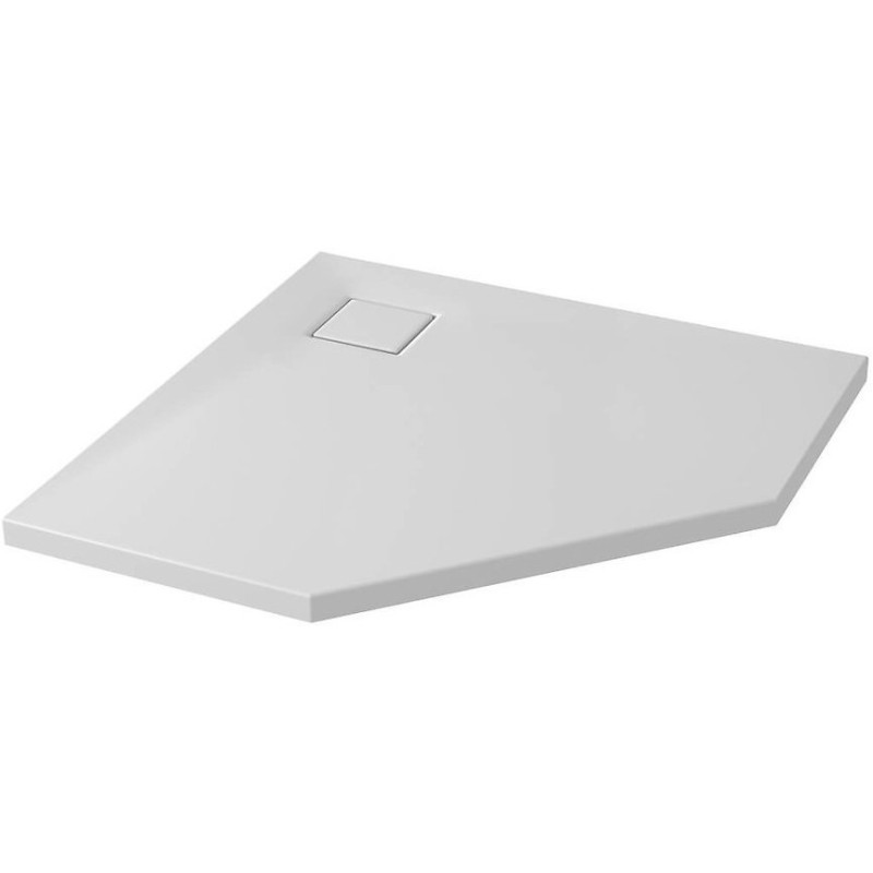 Tako Slim: Elegancki Brodzik 90x90 cm Biały z Syfonem PerfectDrain