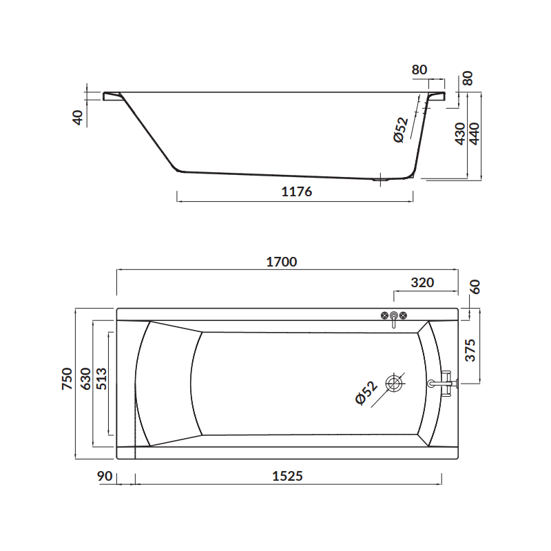 Akrylowa wanna Cersanit Korat 170x75, z syfonem i nogami - Twoje luksusowe spa w łazience!