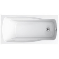 Nowoczesna wanna akrylowa Cersanit Lana 140x70cm z syfonem i nogami, biały design