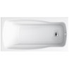 Nowoczesna wanna akrylowa Cersanit Lana 140x70cm z syfonem i nogami, biały design