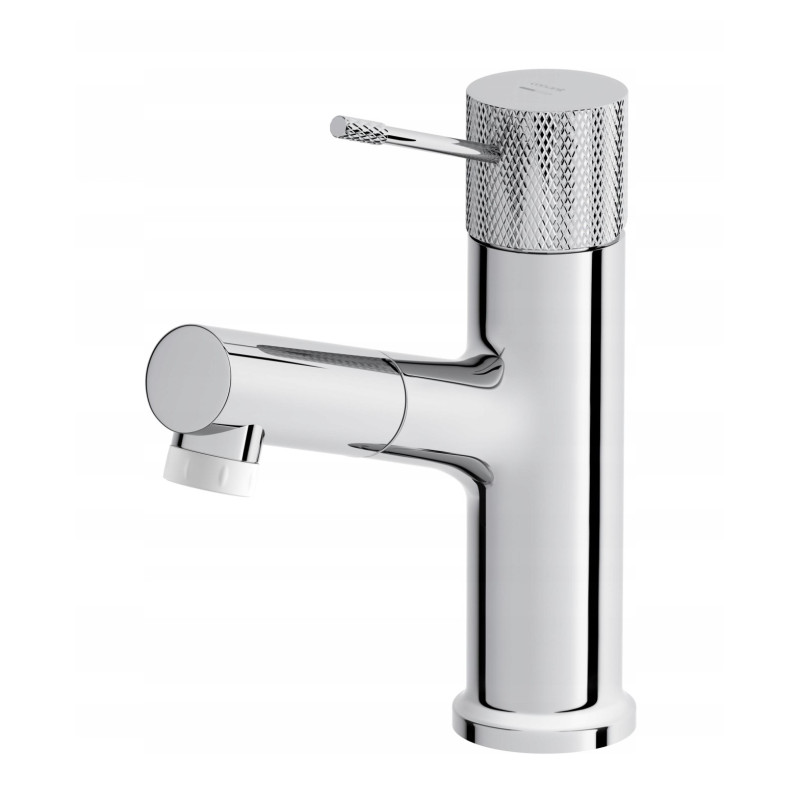 Bateria Umywalkowa z Wyciąganą Wylewką ZEN by Cersanit Chromowana, Unikalny Design i Technologia Water Save