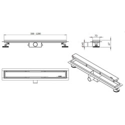 Odpływ liniowy dwustronny 2w1 DUPLEX 1100