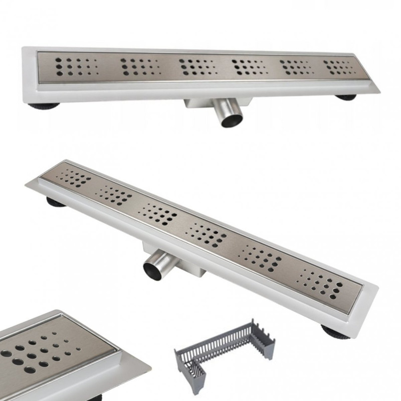 Odpływ liniowy DECOR DROPS NEXT 100 Głęboki zasobnik