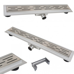 Odpływ liniowy DECOR STRIPES NEXT 90 Głęboki zasobnik