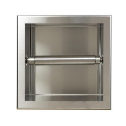 Uchwyt wnękowy na papier toaletowy Wall - Box Paper 1 Inox