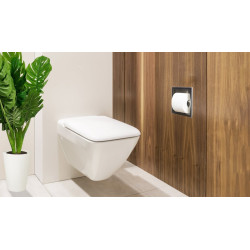 Uchwyt wnękowy na papier toaletowy Wall - Box Paper 1 Inox