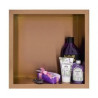 Półka wnękowa Wall - Box ONE 30x30x10 Miedż