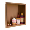 Półka wnękowa Wall - Box ONE 30x30x10 Miedż