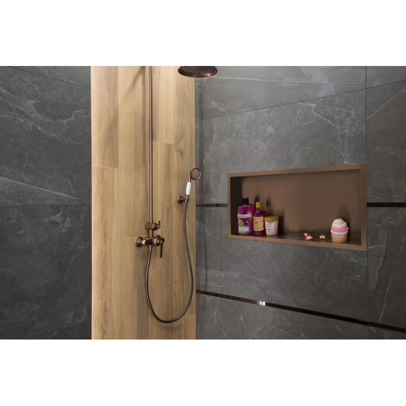 Półka wnękowa Wall - Box ONE 60x30x7 Miedź