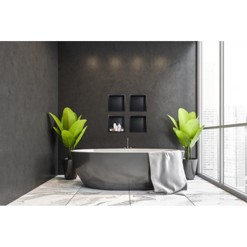 Półka wnękowa Wall - Box ONE 30x30x10 Czarna