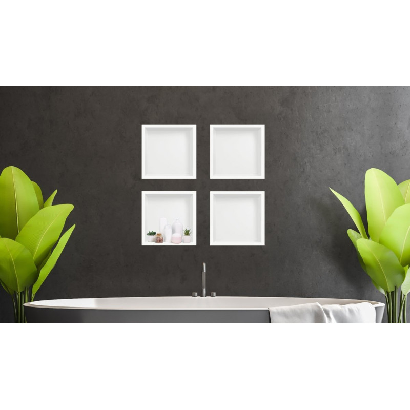 Półka wnękowa Wall - Box ONE 30x30x7 Biała