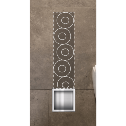 WALL-BOX PAPER 3 - Magazynek na papier INOX