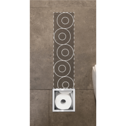 WALL-BOX PAPER 3 - Magazynek na papier INOX