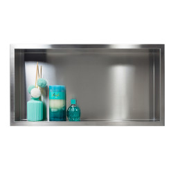 WALL-BOX ONE - Półka wnękowa INOX 60x30x7 cm