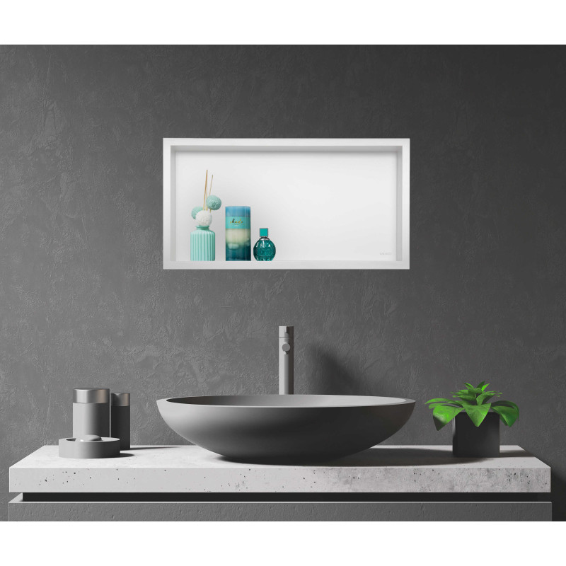 WALL-BOX ONE White - Półka pojedyncza biała 60x30x7 cm